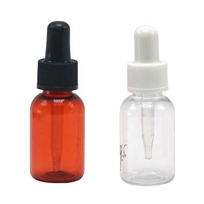 15ml 둥근 모양의 PET 플라스틱 방울병, 튜브 의약품 등급 맞춤형 방울병 캡
