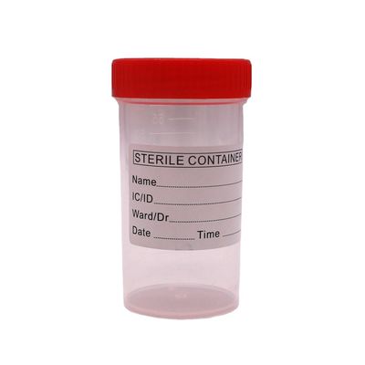 실험실 용품의 샘플 병용 50ml/60ml PP 플라스틱 대변 수집 컵