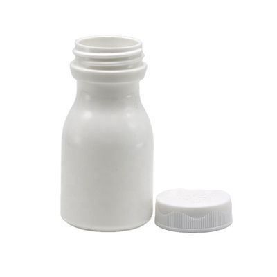 스크루 CAP 밀폐형 60mL 볼링 모양 HDPE 플라스틱 병 보충 저장