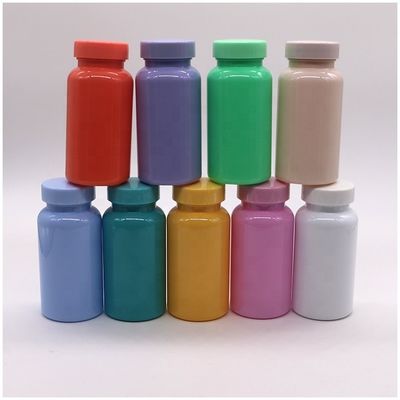 맞춤 색상 150mL/5oz PET 병 태블릿/캡슐/포드러/약과 엠보스 된 캡