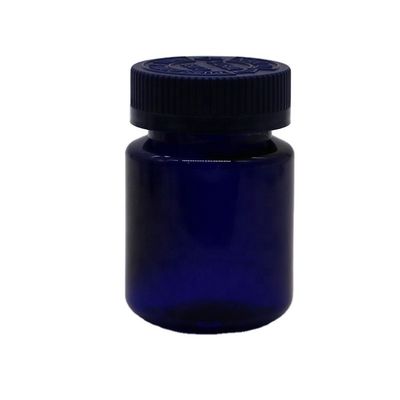 120mL PET 알약 병 아래로 누르고 회전 안전 캡 약국 병 컨테이너