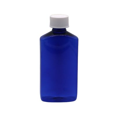 맞춤형 로고 180ML PET 사각형 비생성 기침 시럽 병