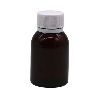 80ML PET 메이플 기침 시럽 스크린 프린팅 및 안전 캡과 함께 구강 액체 병