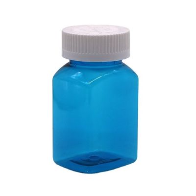 고체 병 스퀴 뚜?? 이 있는 분말 병 120ml PET 정면 투명 플라스틱 병