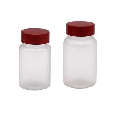 마약을 위한 캡슐 컨테이너 90mL PET, 얼룩진 마무리 및 나사 캡