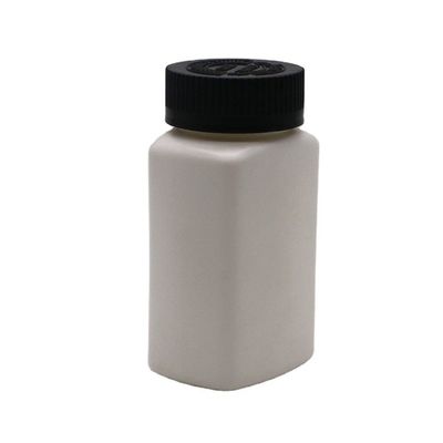 스크루 CAP 120mL HDPE 사각형 모양 맞춤형 색상 빈 약 약 병 컨테이너