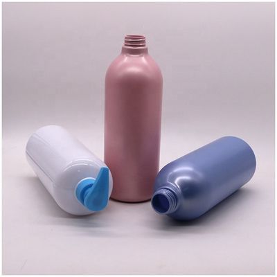 캡 타입 펌프 1000mL 용량 컬러 로션 바디 세척을 위한 둥근 병