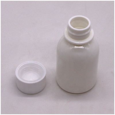 HDPE 플라스틱 타입 60mL/2oz 흰색 불투명 밀폐 된 항 자외선 액체 의약품 용기