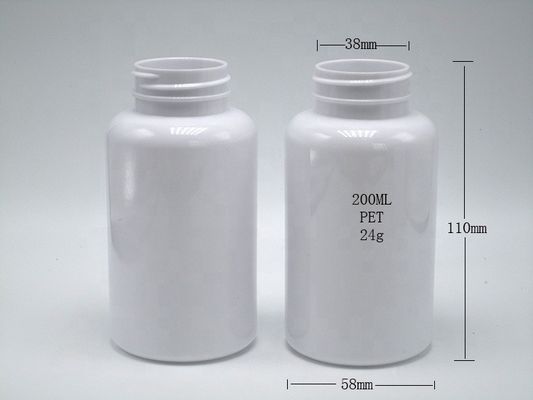 스크루 CAP PET 200mL 처방 약국 의약품 용기 백색 플라스틱 병