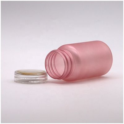 100cc PET Frosted Plastic 약약 병 어린이 안전 캡 사용자 정의 색상