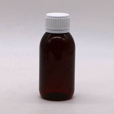 액체 보충용 메이플 시럽을 위한 스크루 캡 100ml PET 스케일 된 병