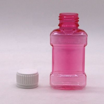 맞춤형 컬러 프린팅 75mL 입 씻기 액체 여행 크기 PET 플라스틱 병