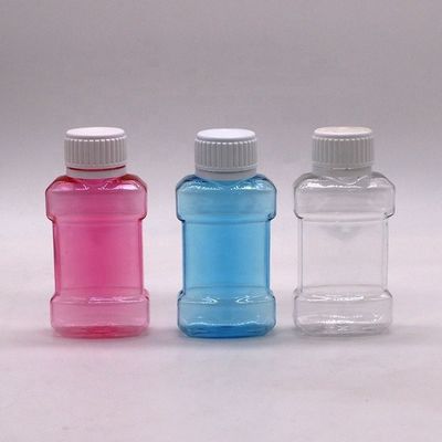 맞춤형 컬러 프린팅 75mL 입 씻기 액체 여행 크기 PET 플라스틱 병
