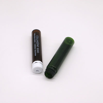 변조 방지 뚜?? 1oz/30ml PET 녹색 갈색 구강 액체 플라스틱 병 의약품 포장