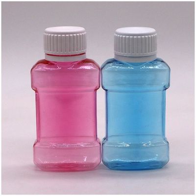 맞춤형 컬러 프린팅 75mL 입 씻기 액체 여행 크기 PET 플라스틱 병