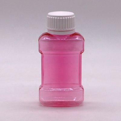 맞춤형 컬러 프린팅 75mL 입 씻기 액체 여행 크기 PET 플라스틱 병