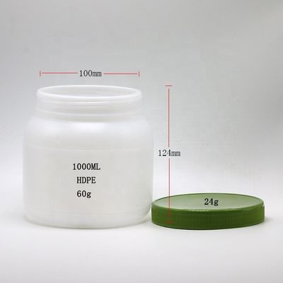 1 리터 / 33 온스 플라스틱 병 포장 HDPE 꿀 잔 감미료용 빈 용기