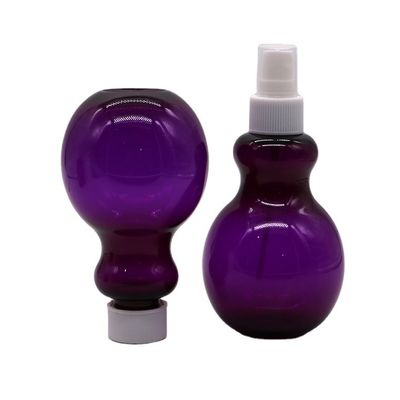 화장품 포장 솔루션용 225ml PET 맞춤형 컬러 페어 모양 스프레이 병