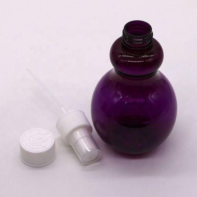 화장품 포장 솔루션용 225ml PET 맞춤형 컬러 페어 모양 스프레이 병