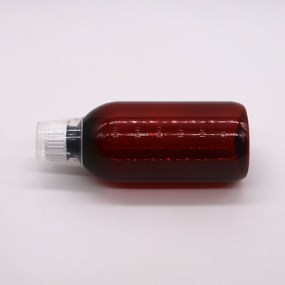 몸소 소재 PET 300ml PET 빈 기침 시럽 병