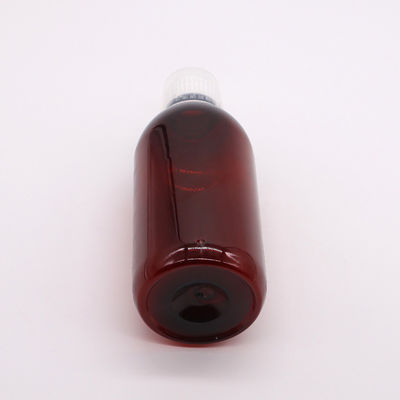 몸소 소재 PET 300ml PET 빈 기침 시럽 병