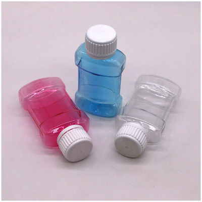 75mL PET 액체 플라스틱 구강 세척 병 구강 세척 액체 맞춤 색상