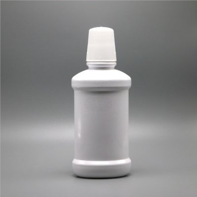 긴 목 PET 플라스틱 구강 세척 병 250mL 빈 흰 구강 세척 포장
