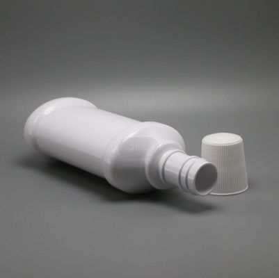 긴 목 PET 플라스틱 구강 세척 병 250mL 빈 흰 구강 세척 포장