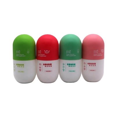 스크루 캡 180ml 텅 비은 매트 플라스틱 병 고체 분말 캡슐 알약 컨테이너