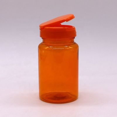 150ML PET 플립 톱 캡슐 바이오 분해 가능한 약병 병