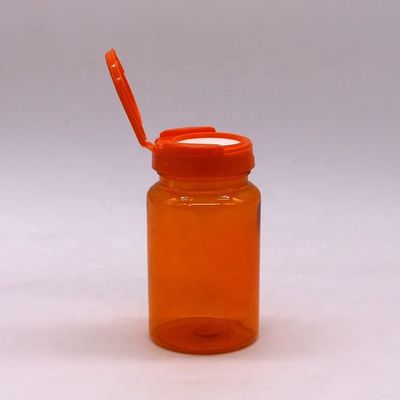 150ML PET 플립 톱 캡슐 바이오 분해 가능한 약병 병