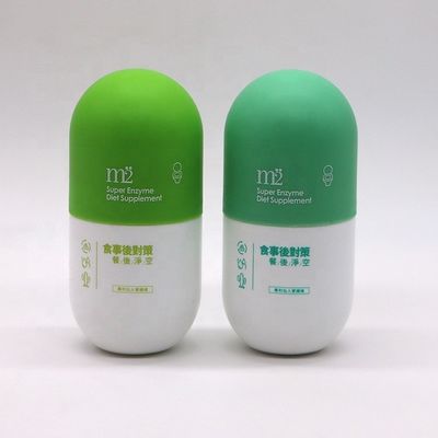 스크루 캡 180ml 텅 비은 매트 플라스틱 병 고체 분말 캡슐 알약 컨테이너