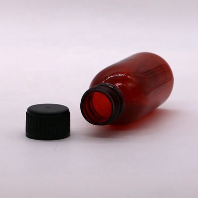 100ml 의료용 구강 액체 약품 용량 컵과 함께 플라스틱 병