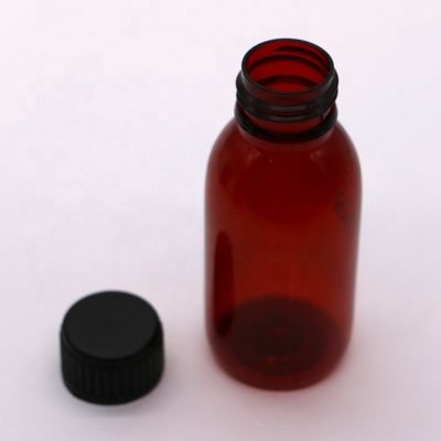 100ml 의료용 구강 액체 약품 용량 컵과 함께 플라스틱 병
