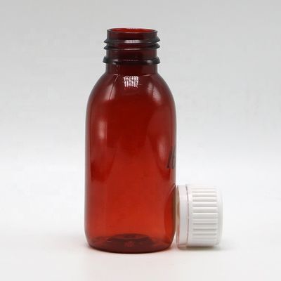 100ml 의료용 구강 액체 약품 용량 컵과 함께 플라스틱 병