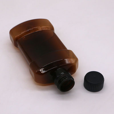 사용자 정의 색상 250ml PET 액체 구강 세척 플라스틱 병 밀폐 유형 스크루 CAP