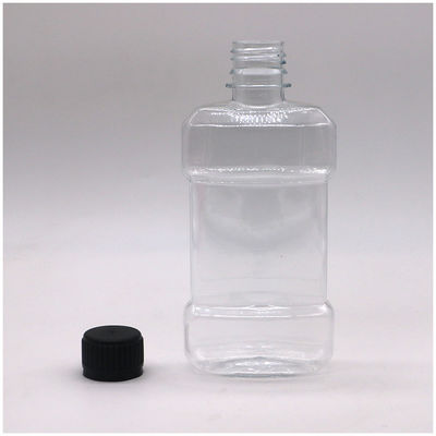 사용자 정의 색상 250ml PET 액체 구강 세척 플라스틱 병 밀폐 유형 스크루 CAP