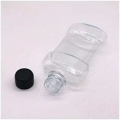 사용자 정의 색상 250ml PET 액체 구강 세척 플라스틱 병 밀폐 유형 스크루 CAP