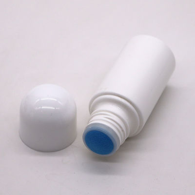 스크린 프린팅 50ml HDPE 비어있는 Rub 병 플라스틱 모기 퇴치 병 세 세트