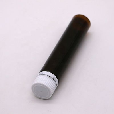 식품 등급 25ml/25cc 슬림 부드러운 앰버/커피 플라스틱 구강 액체 병