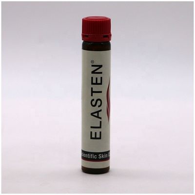 식품 등급 25ml/25cc 슬림 부드러운 앰버/커피 플라스틱 구강 액체 병