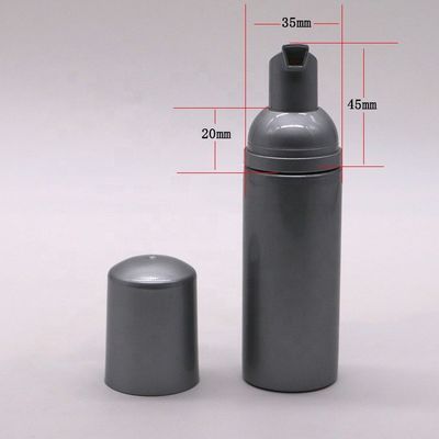 플라스틱 패키지 미니 여행병 50ml PET 모스 폼 병 사용자 지정 로고