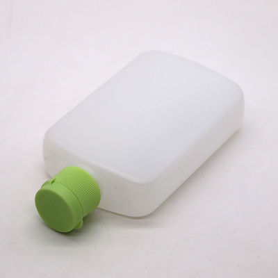 120ml HDPE 평면 사각형 화장품 병 사용자 지정 색상과 나선형 플립 오버 뚜??