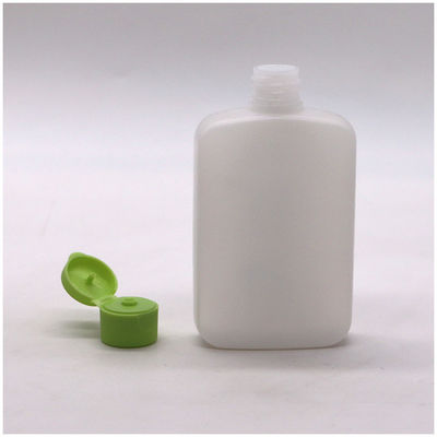 120ml HDPE 평면 사각형 화장품 병 사용자 지정 색상과 나선형 플립 오버 뚜??