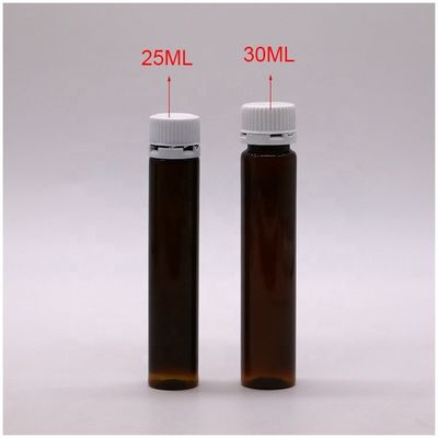 건강 관리 제품용 PET 플라스틱 구강 액체 병 20ML/20CC 변조 방지 캡