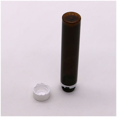 20ML/20CC 슬림 부드러운 앰버 플라스틱 구강 액체 병