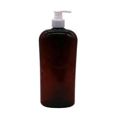 크림 프린팅 소재를 위한 스크루 캡 750ml PET 커스터마이징 컬러 샴푸/로션 병