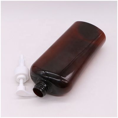 크림 프린팅 소재를 위한 스크루 캡 750ml PET 커스터마이징 컬러 샴푸/로션 병
