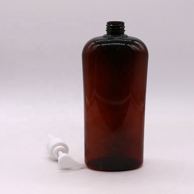 크림 프린팅 소재를 위한 스크루 캡 750ml PET 커스터마이징 컬러 샴푸/로션 병