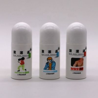 50ml/50cc HDPE 흰색 플라스틱 롤 상 병 다른 화장품 필수품에 대한 둥근 모양